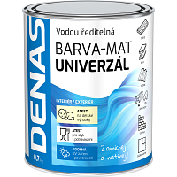 DENAS UNIVERZÁL-MAT Oberfarbe für Holz, Metall und Beton, 0250 Palisander, 700 g