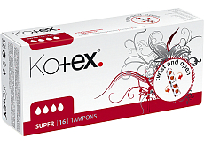 Kotex Super Tampons, 16 Stk