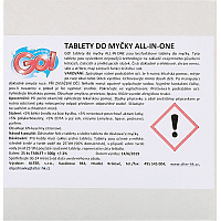 GO! All-in-One 5v1 Geschirrspültabs, 60 Stück