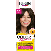 Palette Color Shampoo Farbe für Haare 4-0 Dunkelbraun, 50 ml