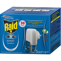 Raid elektrischer Verdampfer mit flüssiger Füllung gegen Mücken, 30 Nächte, 1+21 ml
