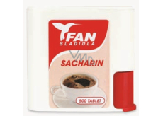 Fan Sacharin Süßstoff 500 Tabletten in 30 g Spender
