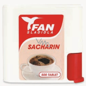 Fan Sacharin Süßstoff 500 Tabletten in 30 g Spender