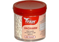 Fan Sacharin Künstlicher Süßstoff 800 Tabletten in einer Dosis von 50 g