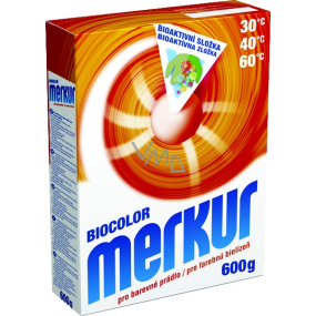 Mercury Biocolor Universalwaschmittel für farbige Wäsche 600 g