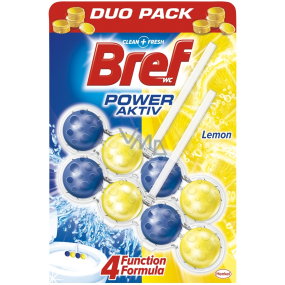Bref Power Aktiv 4 Formula Lemon WC-Block 2 x 51 g, Duopack