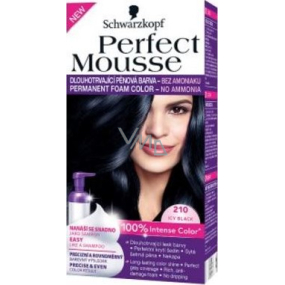 Perfect Mousse Permanent Color Haarfarbe 210 Ice black