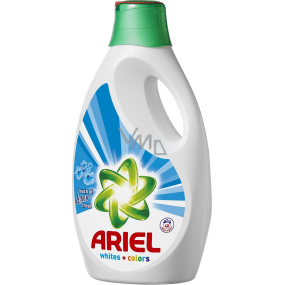 Ariel Whites + Colors Touch of Lenor Frisches flüssiges Waschgel 40 Dosen 2,6 l