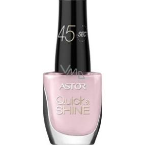 Astor Quick & Shine Nagellack Nagellack 606 Pink Matter 8 ml