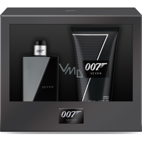 James Bond 007 Sieben Eau de Toilette für Männer 50 ml + Duschgel 150 ml, Geschenkset