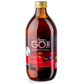Allnature Goji Bio Premium Chinesische Stachelbeere 100% Fruchtsaft beeinflusst die Aktivität von Leber und Nieren 500 ml