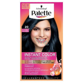 Schwarzkopf Palette Instant Color allmählich waschbare Haarfarbe 20 Blauschwarz 25 ml