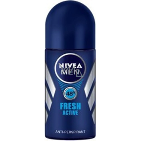 Nivea Men Fresh Active Ball Antitranspirant Deodorant Roll-On für Männer 50 ml