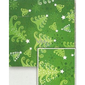 Nekupto Geschenkpapier 70 x 200 cm Weihnachtsgrün, Baum