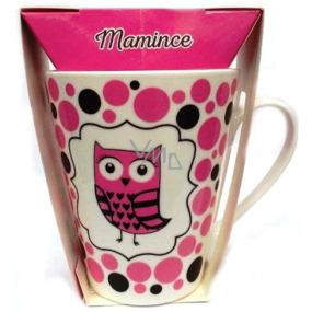 Albi Dobroty Geschenkset aus Becher und losem Tee ohne Hibiskus, aromatisiert für Mom Pink 300 ml