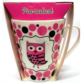 Albi Dobroty Geschenkset Tasse und loser Tee ohne Hibiskus, aromatisiert Für Joy Pink 300 ml
