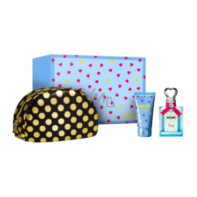 Moschino Lustig! Eau de Toilette für Frauen 50 ml + Körperlotion 50 ml + Kosmetiktasche, Geschenkset