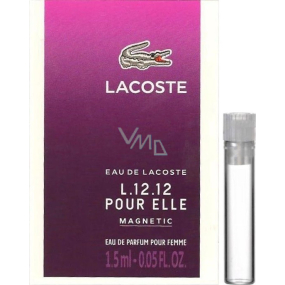Lacoste Eau de Lacoste L.12.12 Gießen Sie Elle Magnetic Eau de Parfum für Frauen 1,5 ml, Fläschchen