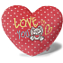 Nici Love You Kissen Plüsch Herz 40 cm