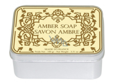 Le Blanc Ambre - Ambra natürliche feste Seife in einer Schachtel mit 100 g
