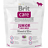 Brit Care Junior Lamb + Reis für Welpen und junge Hunde von 3 Monaten bis 2,5 Jahren großer Rassen über 25 kg 1 kg