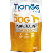 Monge Dog Grill Huhn, Putenbeutel 100 g