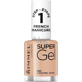 Rimmel London Super Gel French Manicure Nagellack 093 Caramel Nude 12 ml