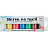 Kreativ Color Colors für Textilien - dunkles und farbiges Material, 7er-Set 20 g + 2 Schablonen 6,5 x 2 cm