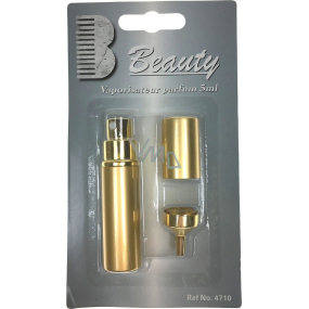 Beauty Flacon mit spray nachfüllbarem Gold 5 ml