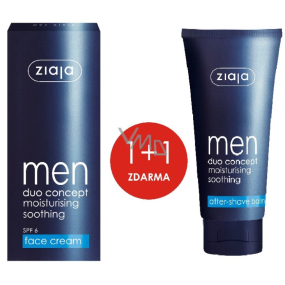 Ziaja Men Duo Concept Feuchtigkeitscreme 50 ml + Aftershave 75 ml, Duopack