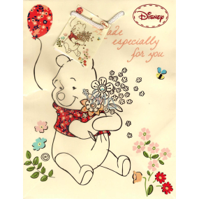 Ditipo Geschenk Papiertüte 18 x 10 x 22,7 cm Disney Winnie the Pooh, speziell für Sie gemacht