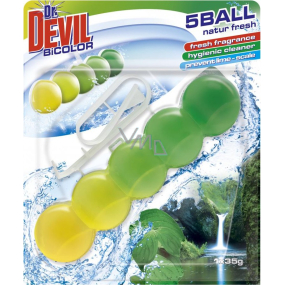 Dr. Devil Natur Fresh BiColor 5Ball WC-Scharnier 35 g