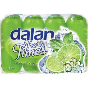 Dalan Fresh Time Lime Glycerin Feste Toilettenseife 4 x 90 g