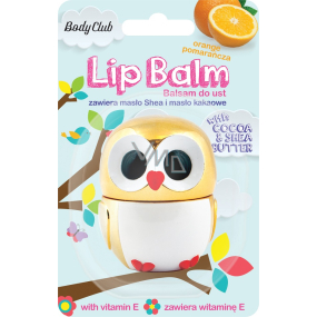 Body Club Owl Metallic Orange Lippenbalsam 3,5 g