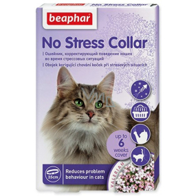 Beaphar No Stress Collar zur Beruhigung, Stressabbau, Angstkatze 35 cm
