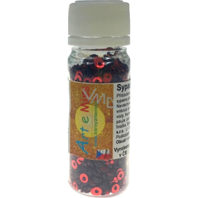 Art e Miss Sprinkler Glitter für dekorative Zwecke Rote Räder 14 ml