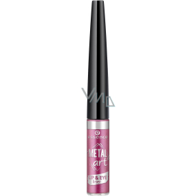 Essence Metal Art Lip & Eye Liner Flüssigkeitslinien für Lippen und Augen 04 Pink Glam 3,5 ml