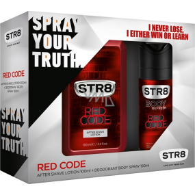 Str8 Red Code Aftershave 100 ml + Deodorant Spray 150 ml, Kosmetikset
