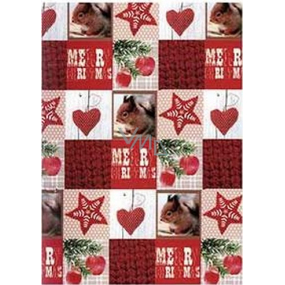 Ditipo Geschenkpapier 70 x 200 cm Weihnachten Luxus Frohe Weihnachten