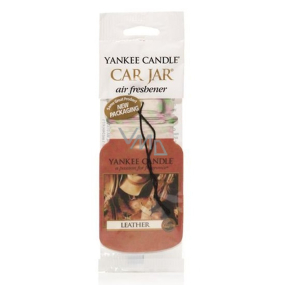 Yankee Candle Leather - Leder Klassisches duftendes Autoetikettenpapier 12 g