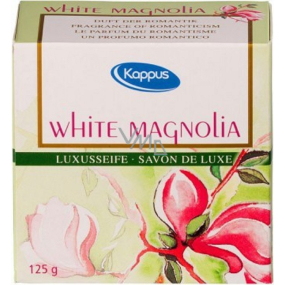 Kappus White Magnolia - Luxus-Toilettenseife aus süßer Magnolie 125 g