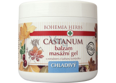 Böhmen Geschenke Castanum Rosskastanienextrakt kühlendes Massagegel 600 ml