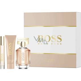 Hugo Boss Boss The Scent parfümiertes Wasser für Frauen 50 ml + parfümiertes Wasser 7,4 ml + Körperlotion 50 ml, Geschenkset