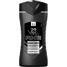 Axe Carbon Shower Deep Clean 3 in 1 Duschgel für Körper, Haare und Gesicht für Männer 250 ml
