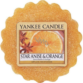 Yankee Candle Star Anise & Orange - Anis und Orangenduftwachs für Duftlampe 22 g