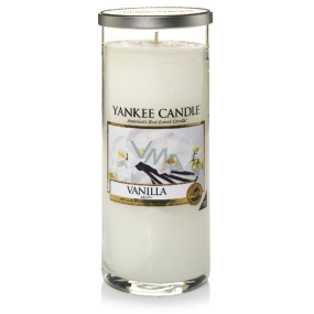 Yankee Candle Vanilla - Vanille-Dekor Duftkerze große Zylinderglas 75 mm 566 g