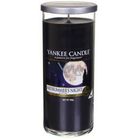 Yankee Candle Midsummers Night - Sommernacht Duftkerze Dekor großes Zylinderglas 75 mm 566 g