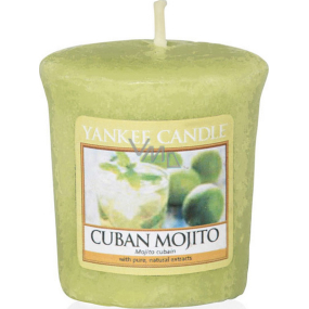 Yankee Candle Cuban Mojito - Votivkerze mit kubanischem Mojito-Duft 49 g