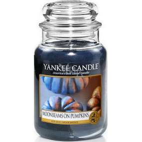 Yankee Candle Moonbeams auf Kürbissen - Kürbis im Mondlicht Duftkerze Classic Large Glass 623 g