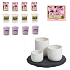 Yankee Candle Votivkerze 49 g 12 Stück + Teekerze 1 Packung + Harmony-Set Kerzenhalter, Geschenkset